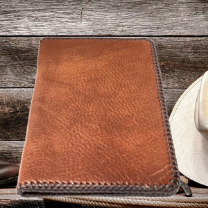 American Bison Leather Memo Folders