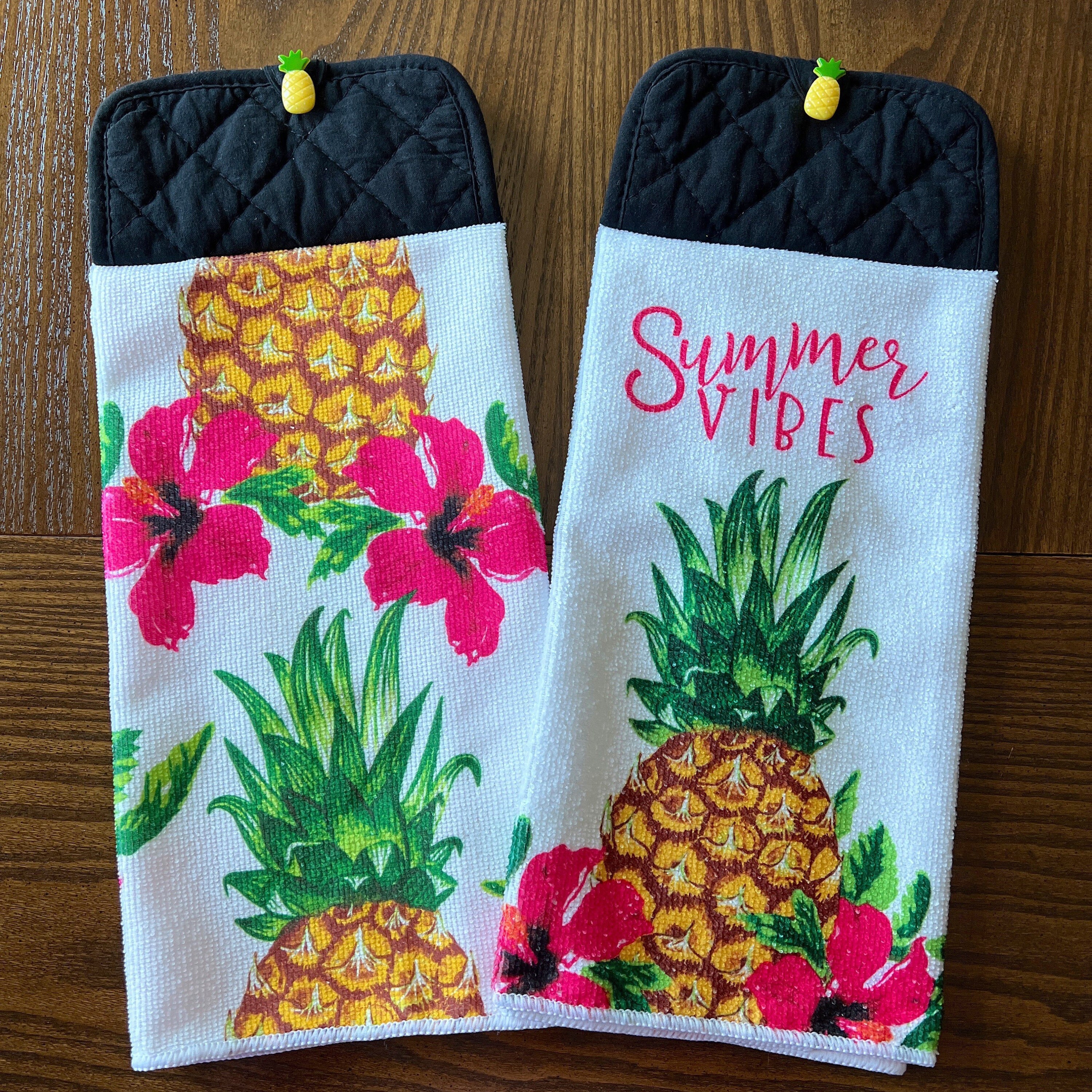 Pineapple dish towels deals