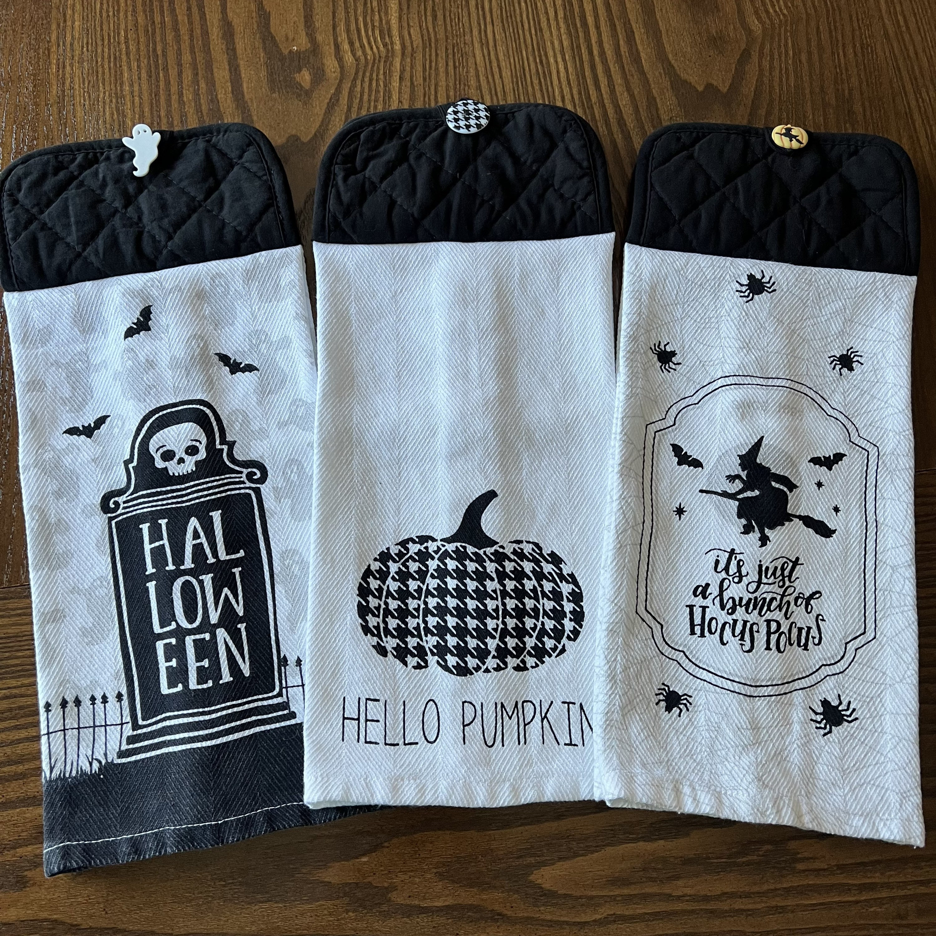 Halloween Hanging Kitchen Towel Hocus Pocus Flying Witch - Etsy