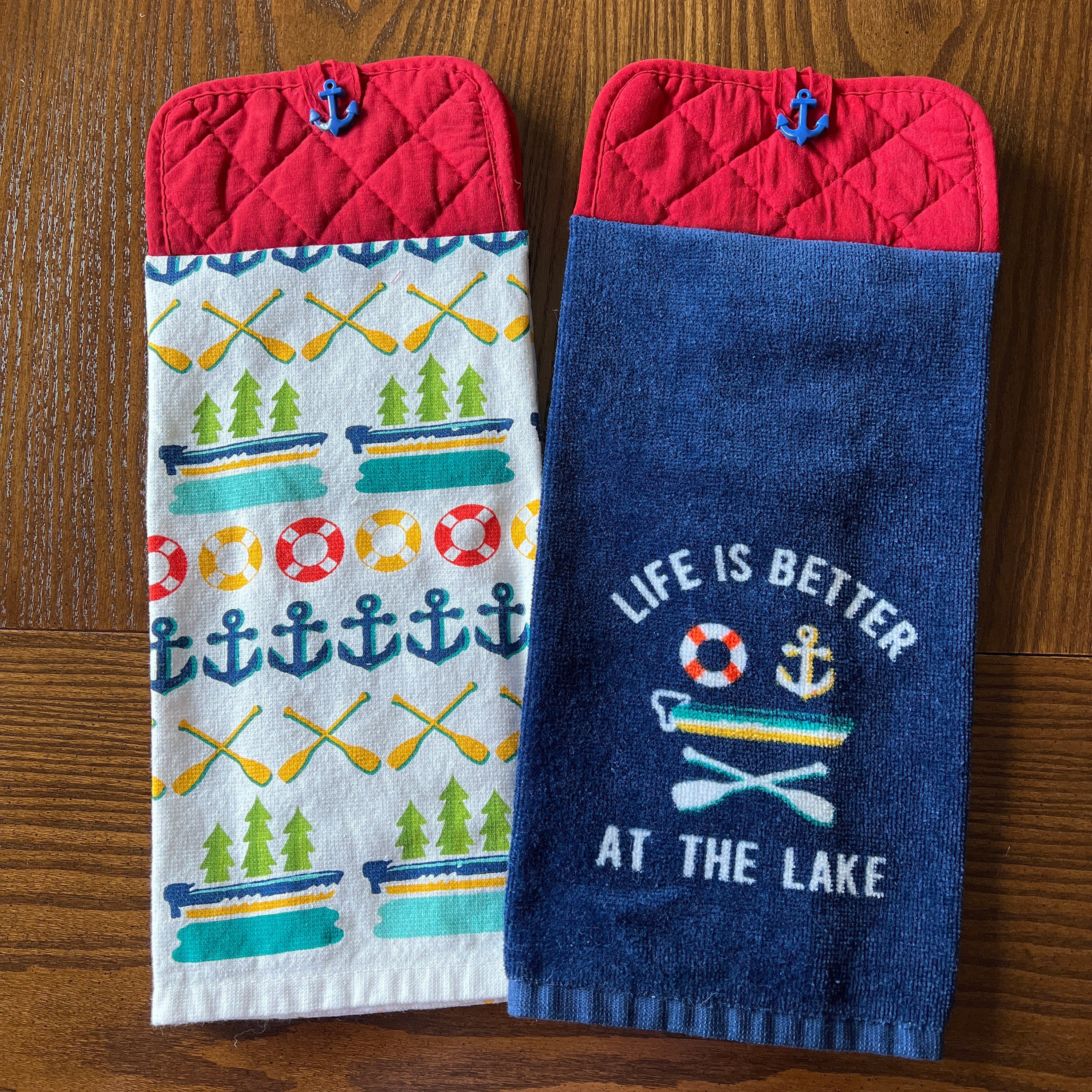 Lake Life Oar Hand Towel, Nautical Themed Kitchen Dish Towel, Decorative  Dish Towels – Buckeye Lake Place