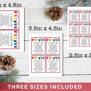 Teacher's Light Printable Card Poem for Friendship Ornaments PDF PNG ...