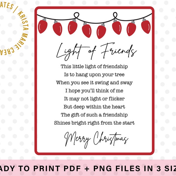 Light of Friendship - Etsy