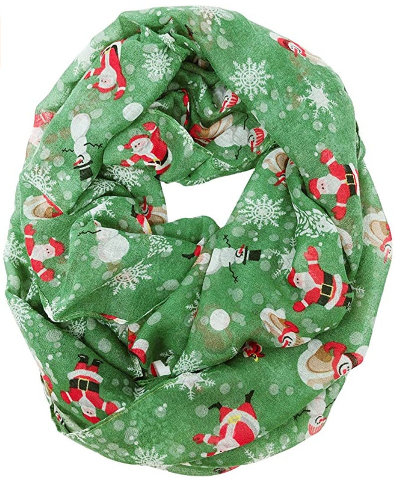 Christmas Scarf Holiday Scarf Christmas Lightweight Scarf Etsy