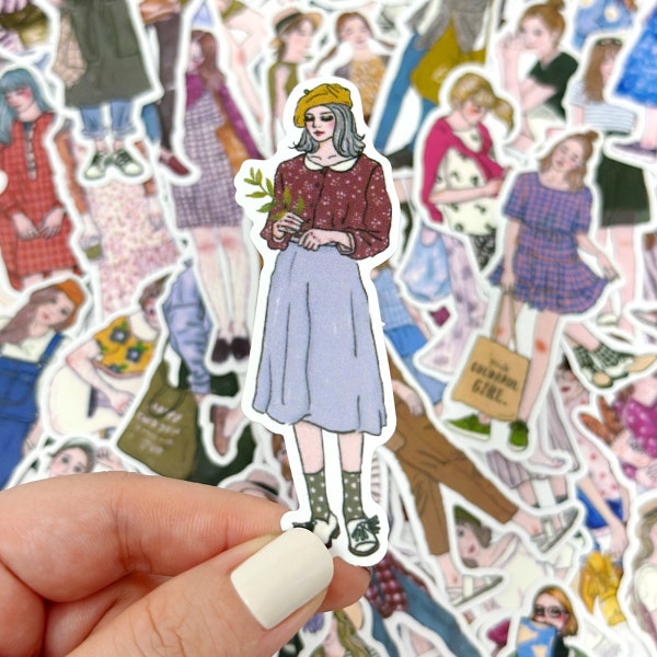 100 Vinyl Stickers Hip Girl Stickers Fashion Girl Stickers Vinyl Stickers Fashionista Stickers Trend Setter Fashion Icon Female Stickers