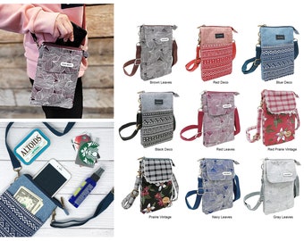 Small Crossbody Cell Phone Bag | Crossbody Pouch | Cell Phone Pouch | Cell Phone Bag