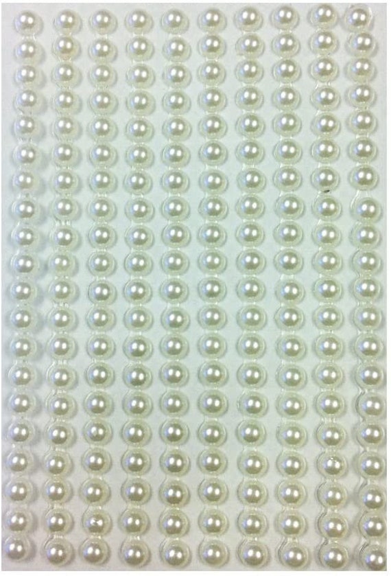 3mm, 4mm, 5mm, 6mm Pearl Stickers Pearl Rhinestones Pearl Strip Stickers  3mm Pearl Stickers 4mm Pearl Stickers 5mm Pearl Stickers 