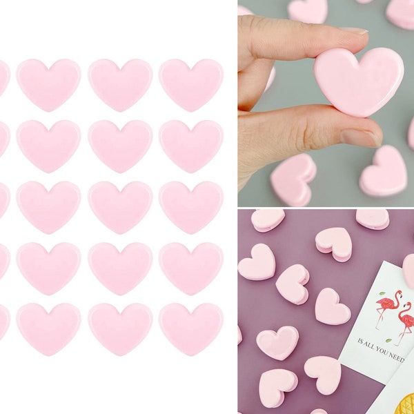 Small Pink Heart Clips Photo Heart Clips Heart Memo Clips Heart Paper Clips Office Clips Heart Valentine Party Favor Love Paper Clips