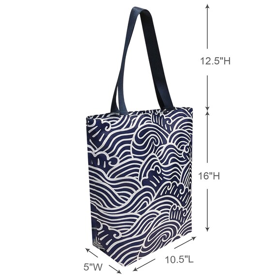 Washable tote bag with zip cheap
