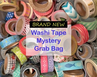 Grab Bag Deal Washi Tape Mystery Bag Washi Grab Bag Washi Tape Set Discount Scrapbooking Masking Tape BRAND NEW TAPES