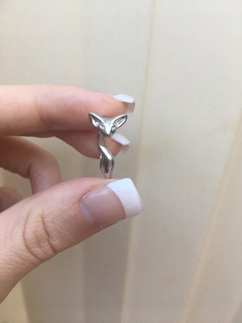 Fennec Fox Ring Sterling Silver Fox Gifts for Her Animal Etsy Australia