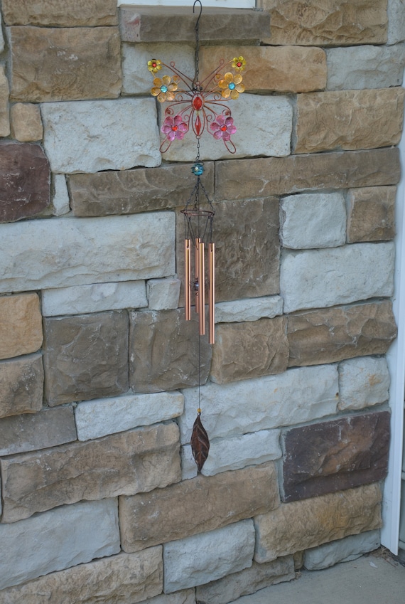 Outdoor wind chime,wind chime，garden wind chimes， bells，  butterfly
