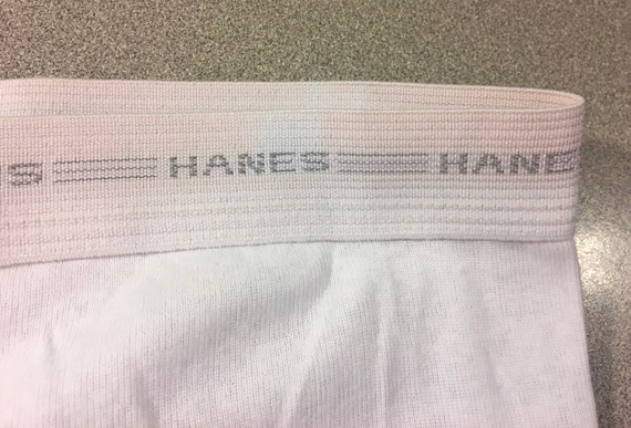 Vintage Hanes Briefs Cotton Underwear Tighty Whities Mens Size 44
