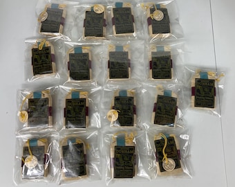 15 Vintage Bull Durham Pouches Complete Collectible Advertisement With Papers