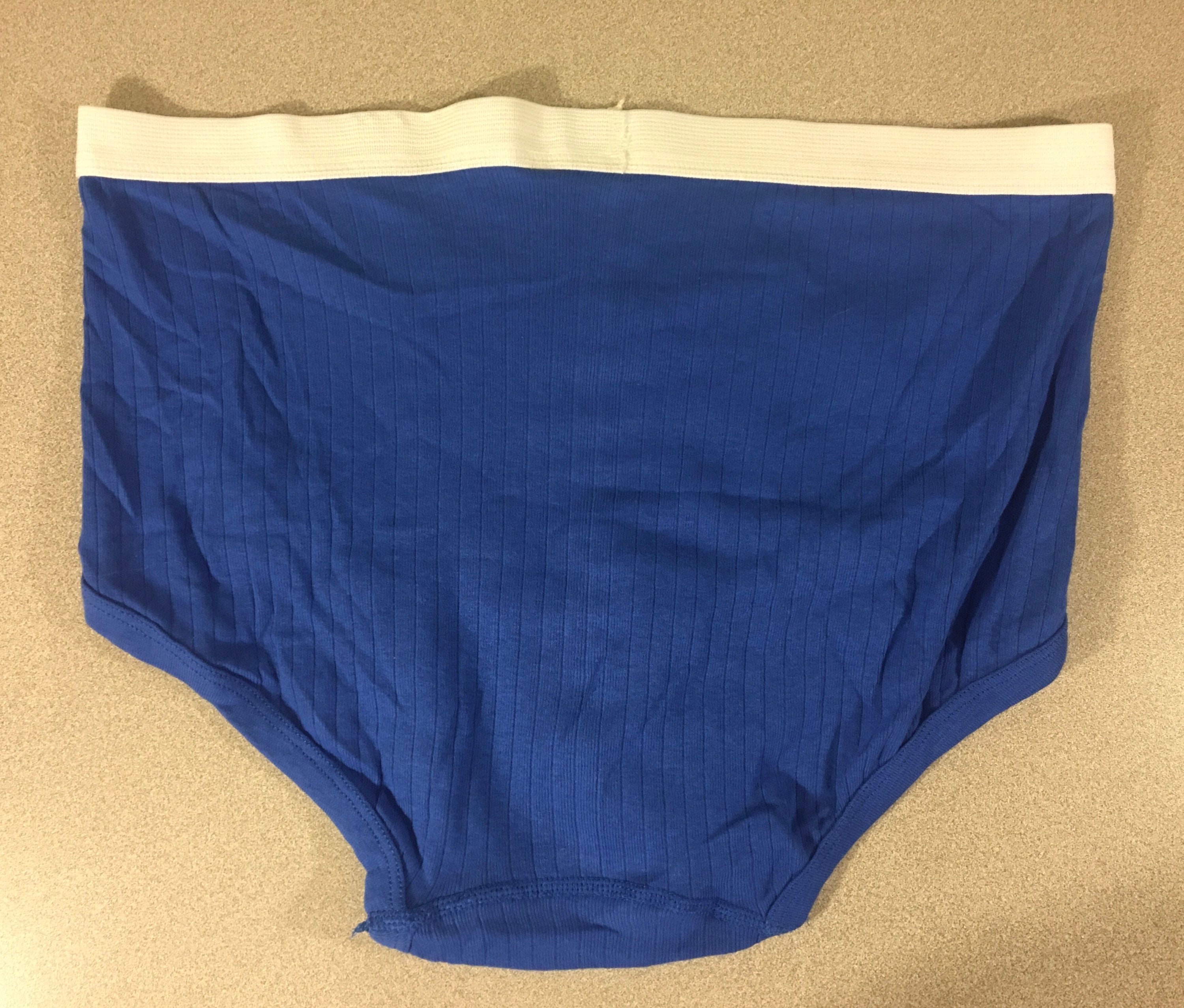 Vintage Fruit of the Loom Ribbed Brief Cotton Underwear Royal Etsy