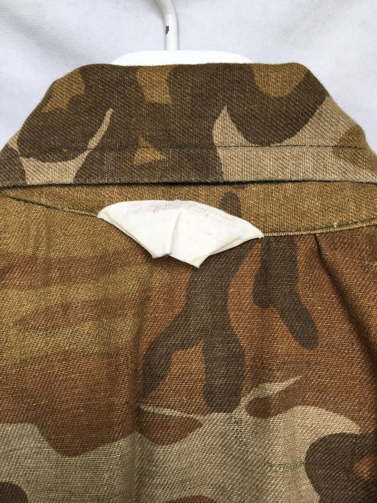 Vtg Ranger Camo Reversible Green Brown Jacket Hunting