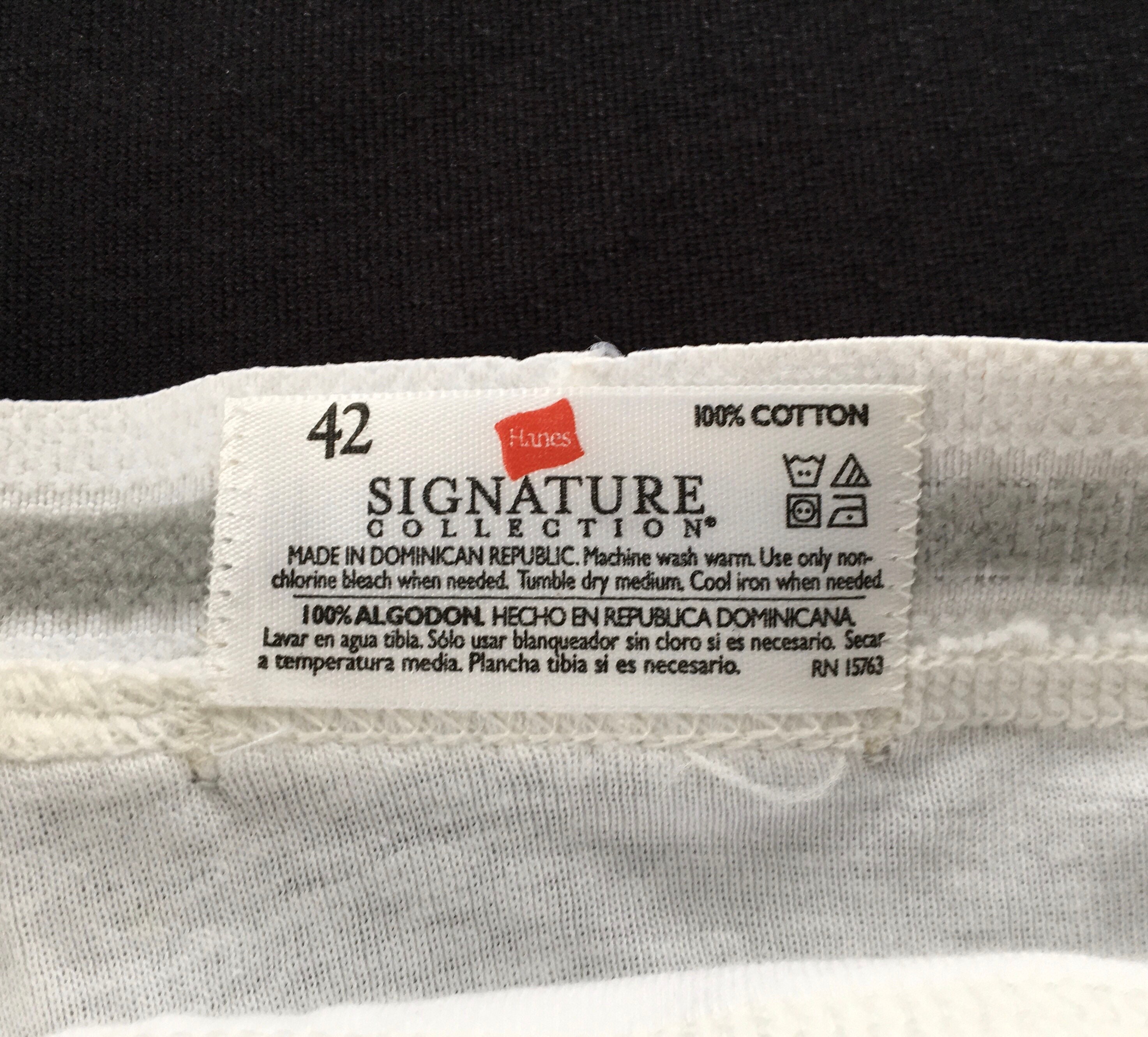 Vintage Hanes Signature Collection Briefs Cotton Underwear Tighty Whities  Mens Size 42 -  Denmark