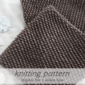 KNITTING PATTERN: 2 Sizes Textured Infinity Scarf Cozy Winter Scarf DIY Cowl Gift Bulky Chunky 12 ply Circular Knitting Beginner image 8