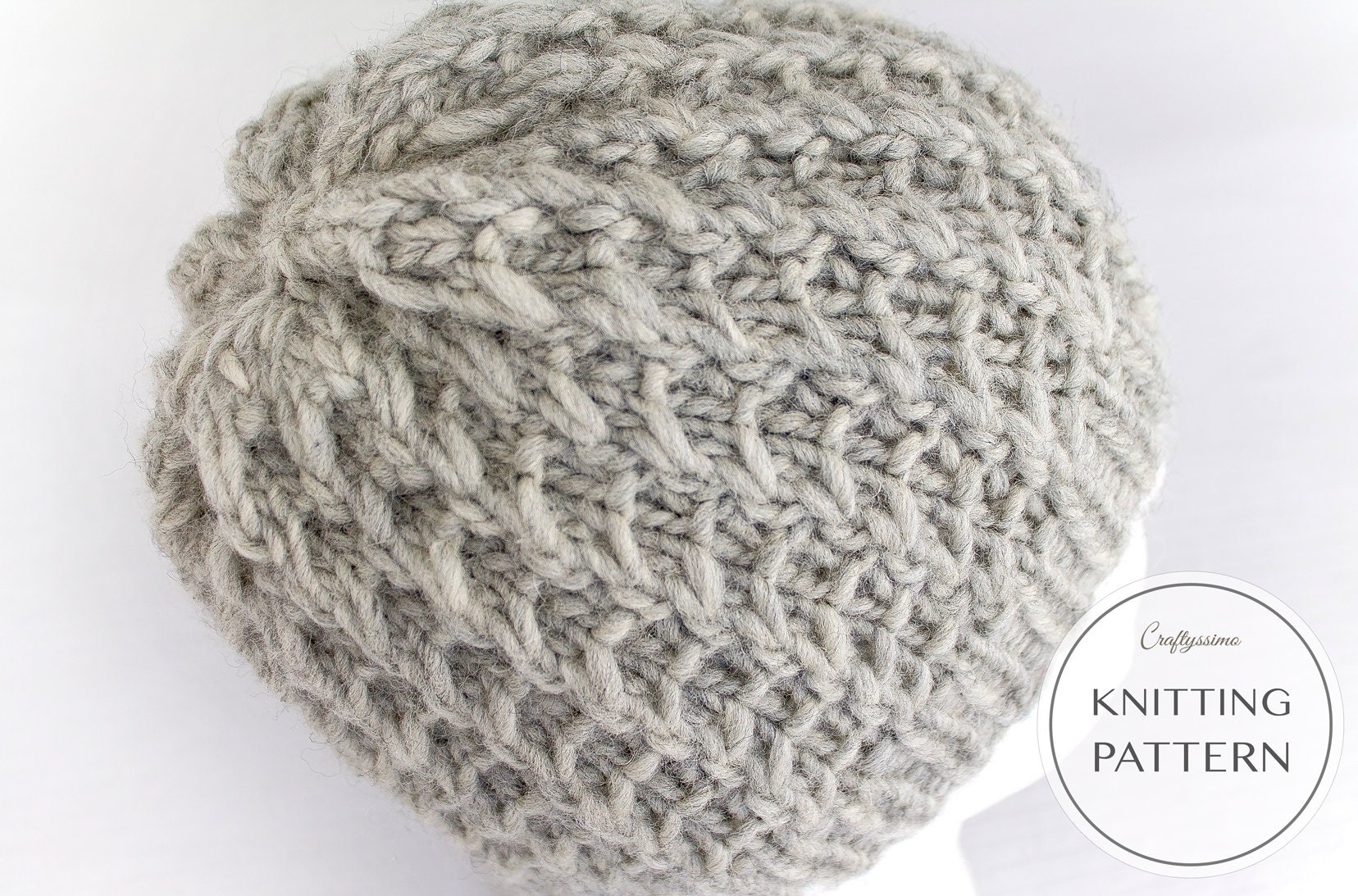 Ravelry: Circular Knitting Machine Beanie pattern by Crystal Martin