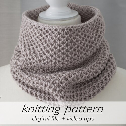 Owl Scarf Knit Pattern - Etsy