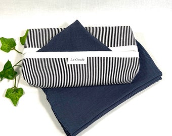 Zero Waste handkerchiefs Organic Cotton | Eco friendly Hankies | Reusable Cotton Tissues | Optional Dispenser Box and Basket