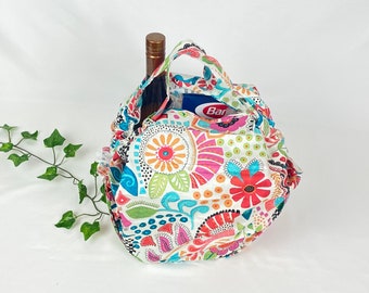 Foldable zero waste bag | Eco-friendly reusable shopping bag | Cotton tote bag | Washable reusable grocery bag | Multi purpose bag