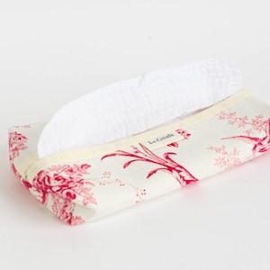 Lenço de Algodão Orgânico | Lenço Zero Waste Hankie | Lenços de Algodão Orgânico Reutilizáveis | Caixa Dispensadora de Algodão Opcional