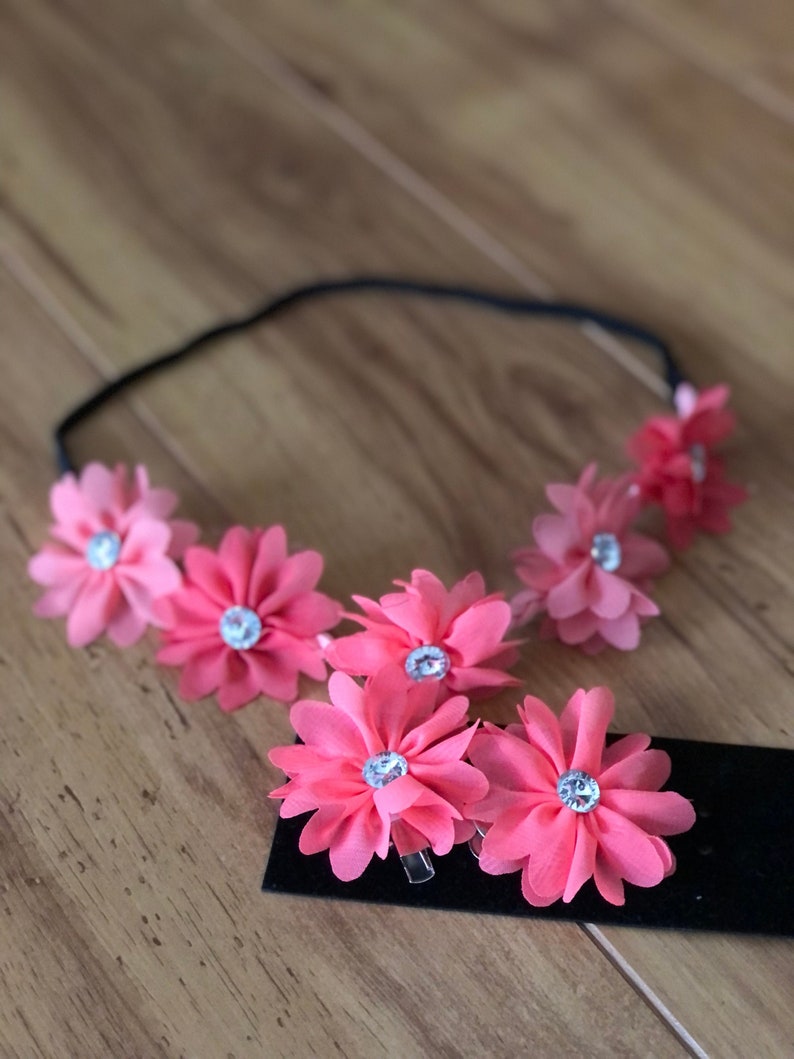Coral Flower Matching Set Coral Flower Matching Set