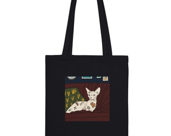 Edgy Cat Tote-Eco Warrior