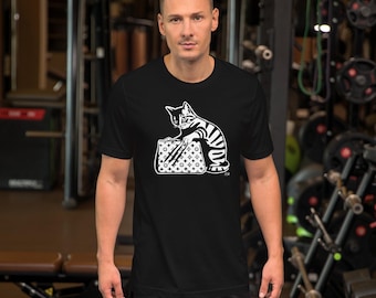 Scratch the Rich T-Shirt - Punk Anarchy Kleidung - Held der Arbeitsklasse - Meowf - Katzenliebhaber Geschenk