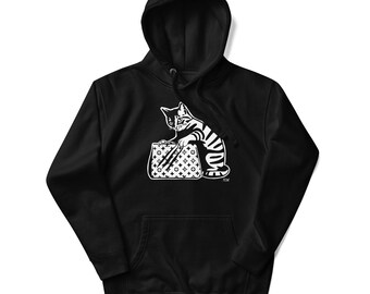 Skratz die Reichen Hoodie - Punk Anarchy Kleidung - Arbeiterklasse Held - Meowf - Katzenliebhaber Geschenk