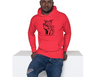 Kitty Baphomet Hoodie - Lustig - Katzen Liebhaber Geschenk - Seance - Satanisch - Salem - Anarchie - Wicca