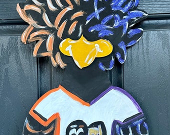 Baltimore Wall Sign| Ravens and Orioles Baseball Decor| Baltimore Man Cave| Gift for Ravens Orioles Fan| Ravens Orioles Decor Man Cave |