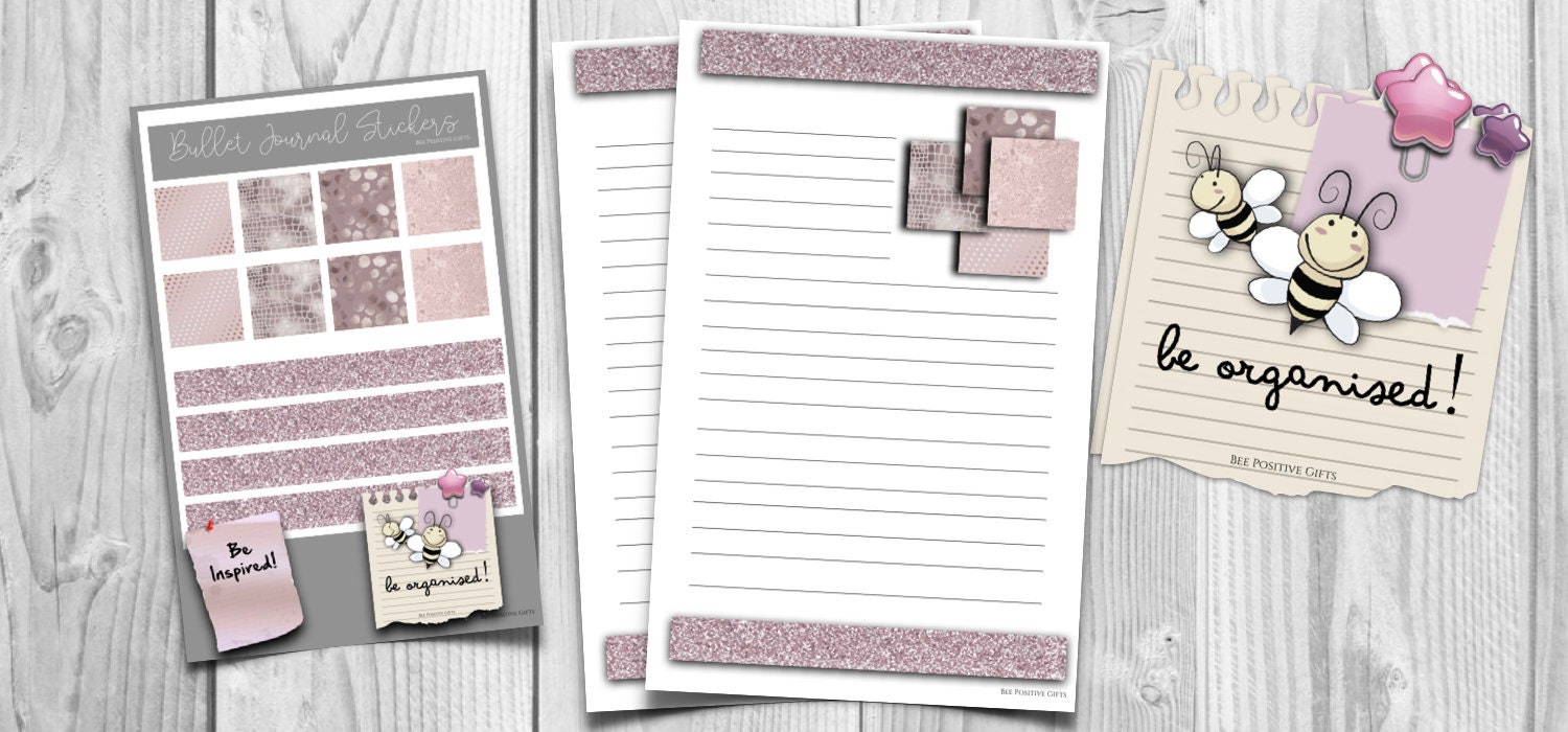 bullet journal printable stickers etsy