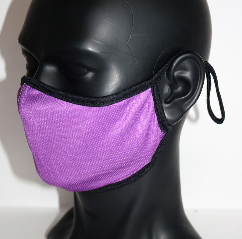 Lilac Face Mask Custom Facemask With Inside Pocket Etsy