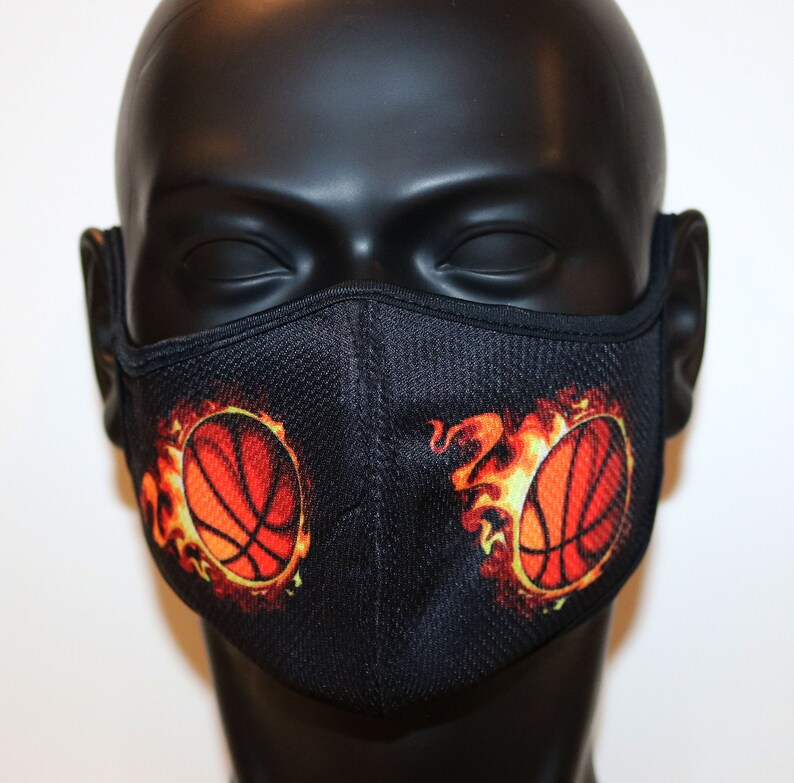 Basketball Youth face mask Custom youth facemask with inside Etsy