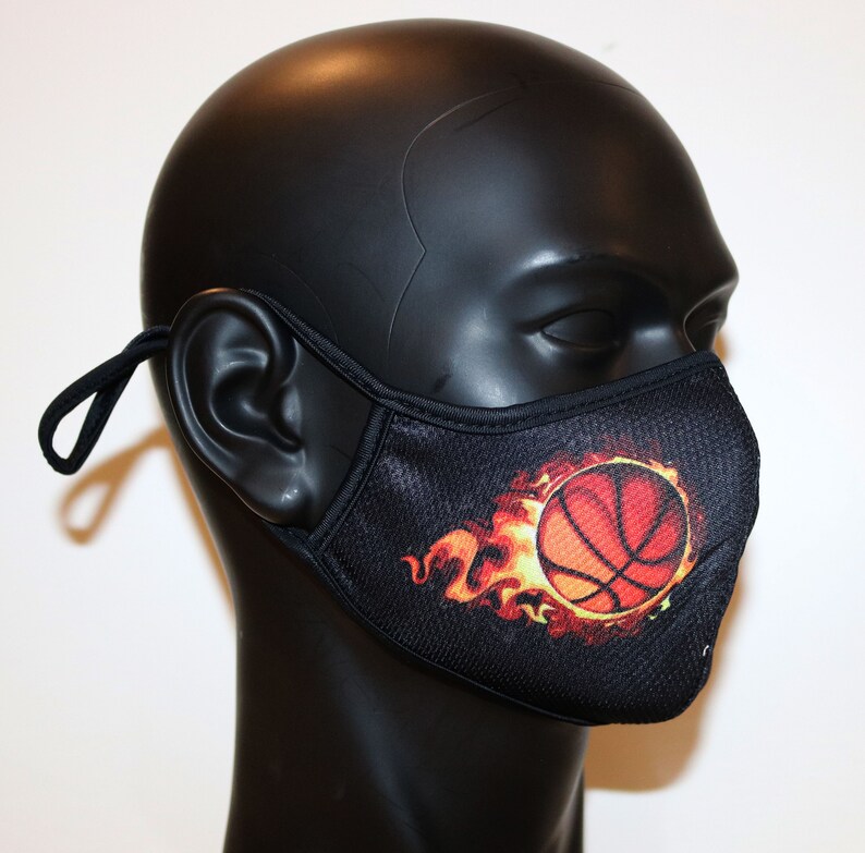 Basketball Youth face mask Custom youth facemask with inside Etsy