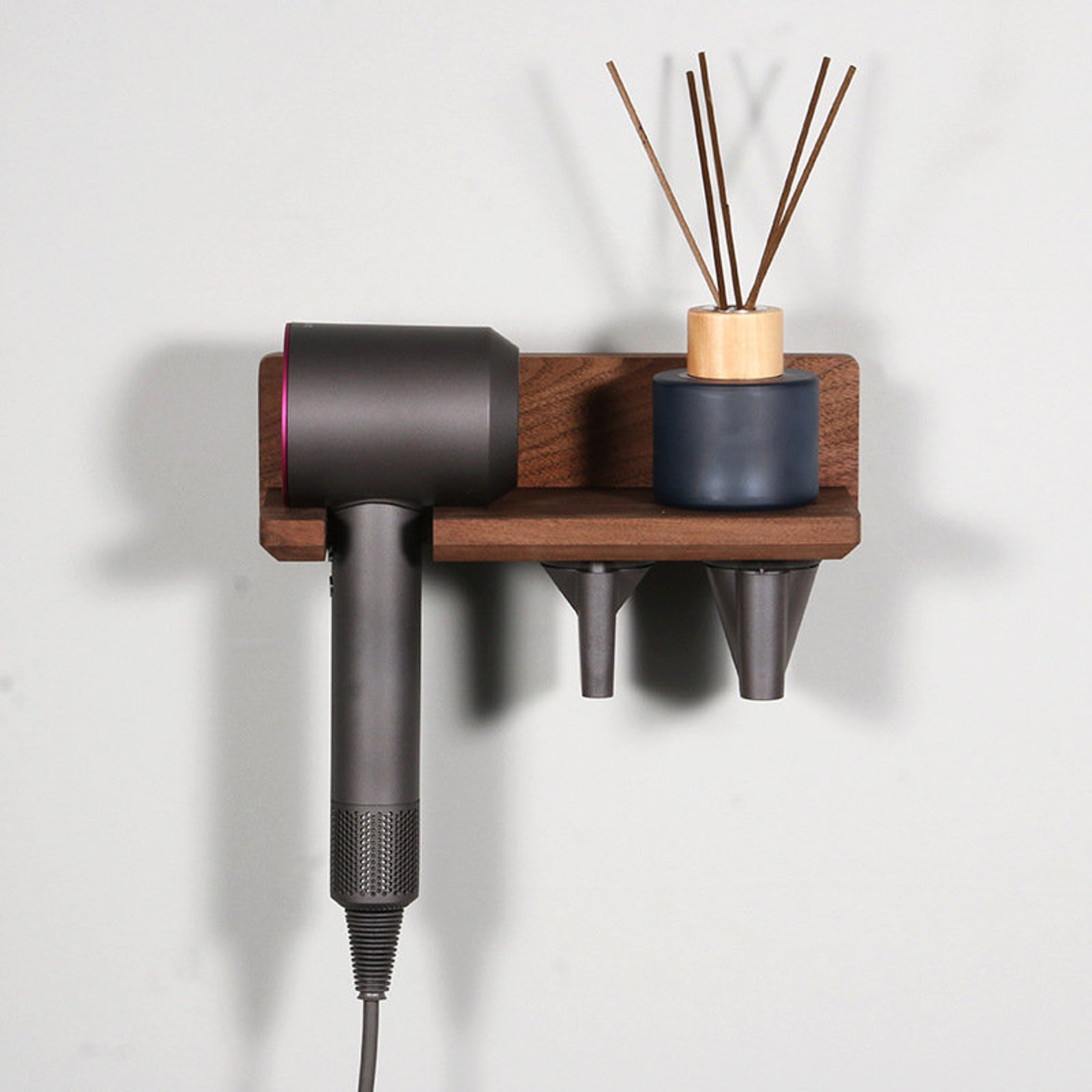 Dyson Dryer Organizer Wall Mount Shelf Hair Dryer Rack Etsy