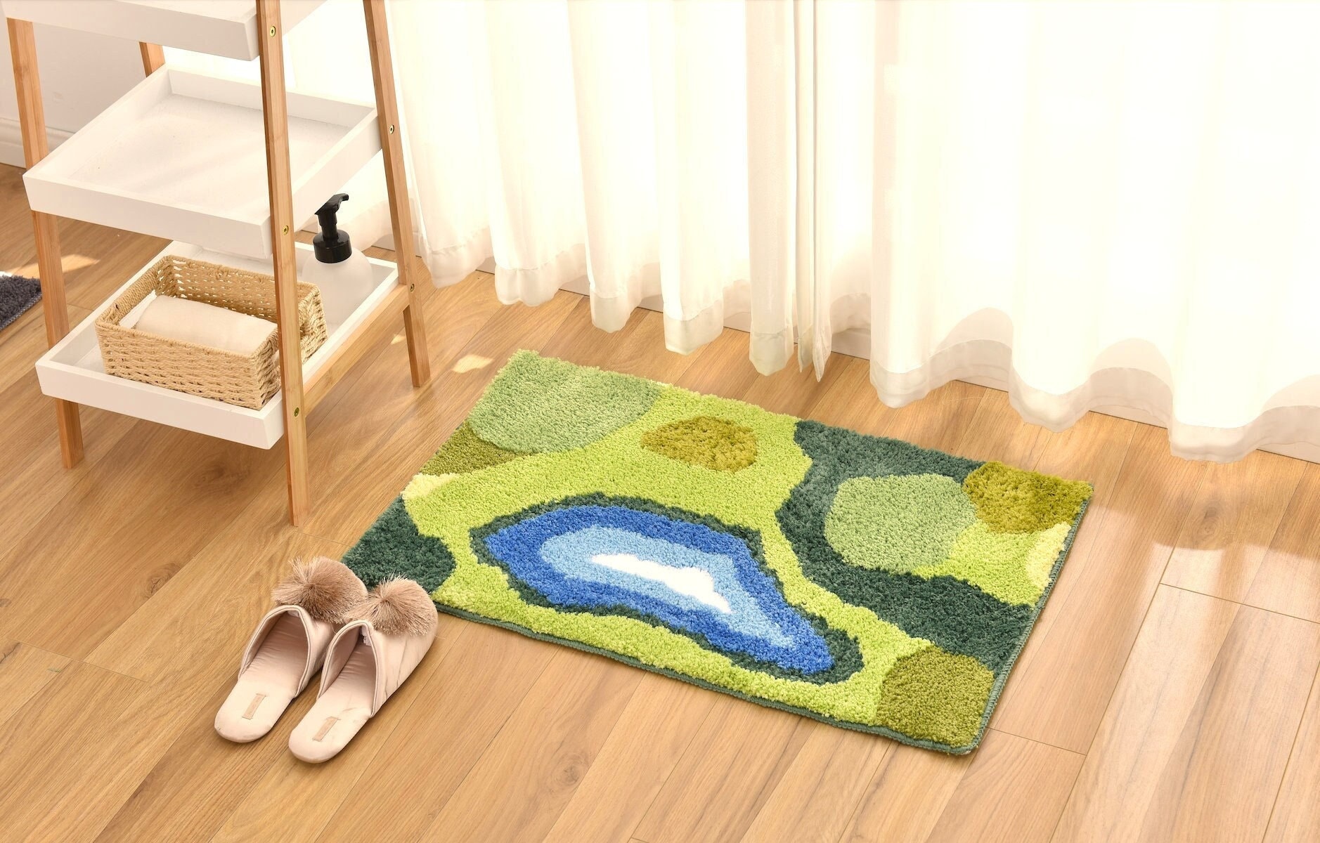 Luxury Moss Rug 3d Tufted Tropical Kids play mat,moss rug,bath mat cut –  THRILRUG