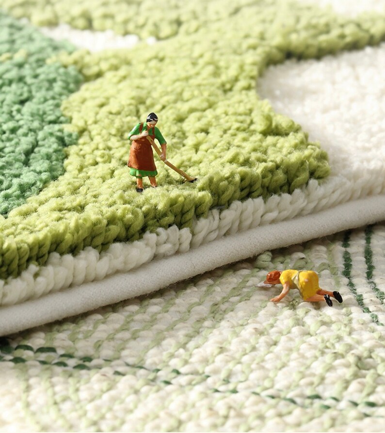 Bath Mat 50x80cm Tufted Plush Bath Rugs Washable Bathroom Etsy