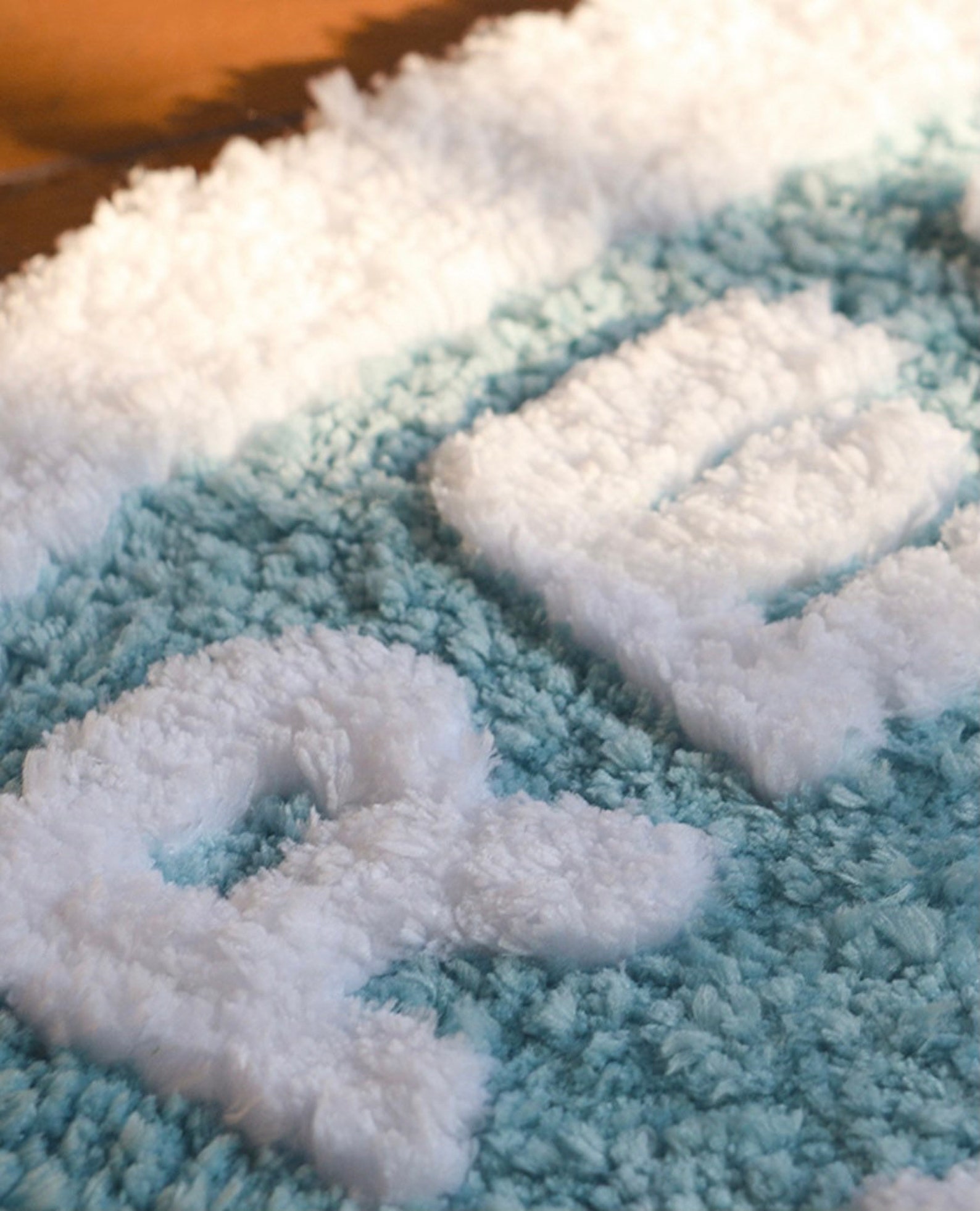 Bath Mat 50x80cm Plush Half Moon Shaped Bath Rugs Washable Etsy