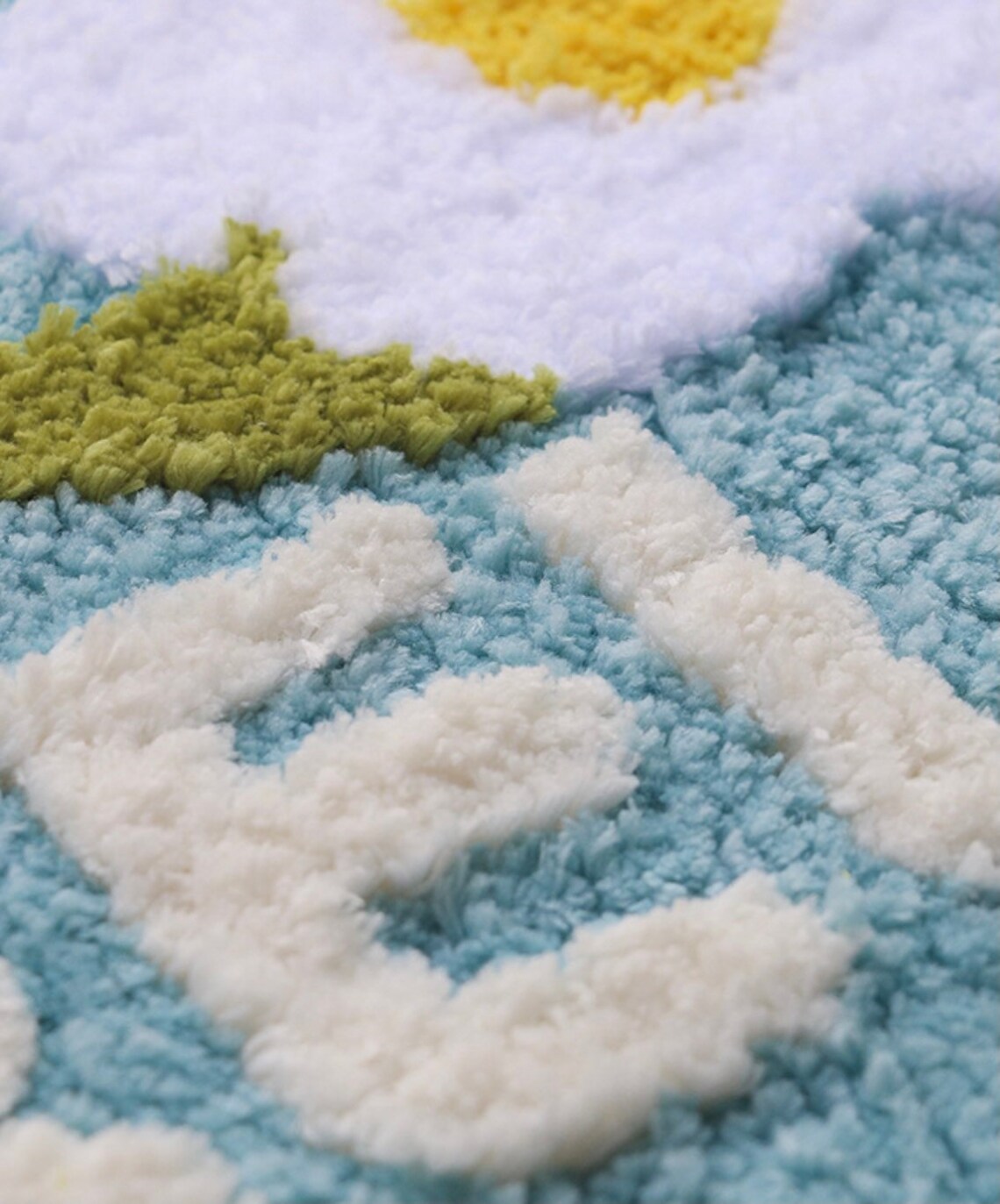 Bath Mat 50x80cm Plush Half Moon Shaped Bath Rugs Washable Etsy