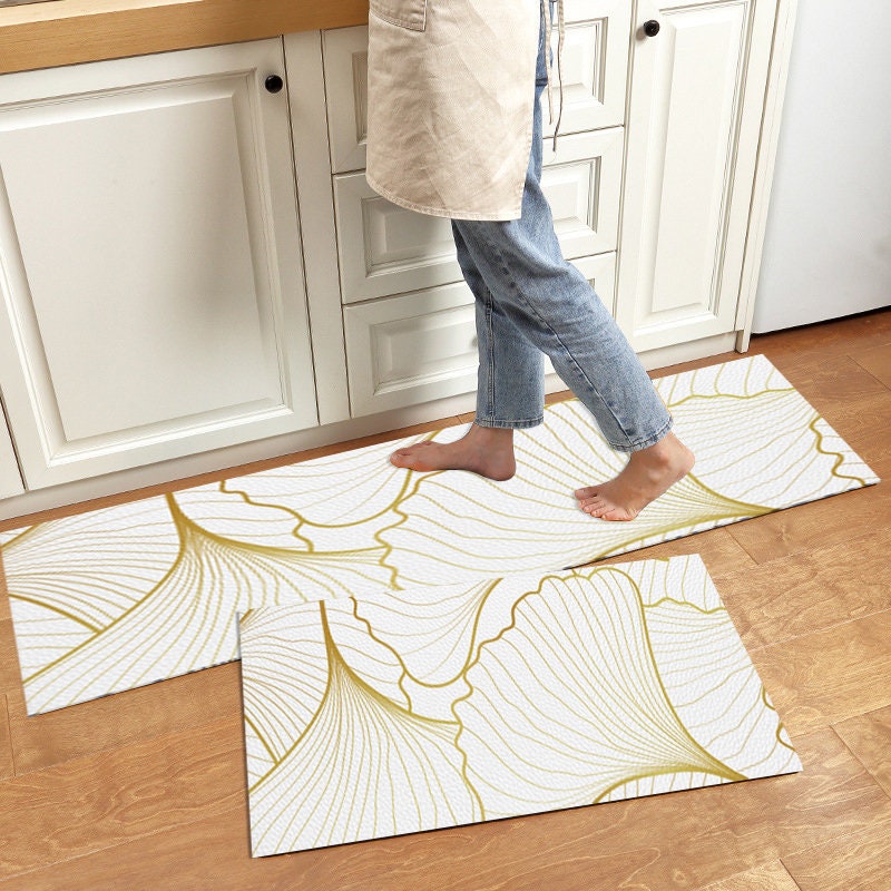 Artnice Anti-Fatigue Kitchen Mats 1 Piece, Modern Abstract Design