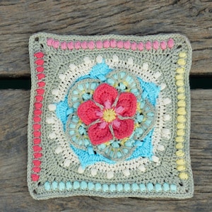 Nenuphar Square CROCHET PATTERN