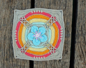Spring in Paris Square CROCHET PATTERN