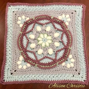 Moonlight Garden Square CROCHET PATTERN