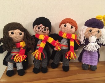 harry potter knitted doll