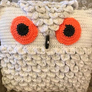 Owl Cushion Crochet Pattern