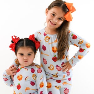 Pyjama pour enfants de Roch Hachana/ pyjama du Nouvel An juif pour enfants/ cadeau de Roch Hachana pour enfants/ tenue de nouvel an juif pour enfants/ cadeau de judaïsme pour enfant