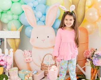 Toddler Girl Easter Outfit: Egg Hunt Shirt & Pants