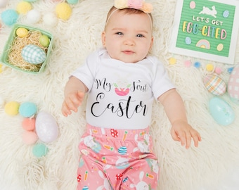 Baby girl first Easter /  My first Easter / Newborn Easter / Baby girl 1st Easter / My first Easter outfit / Matching Sister Easter outfit